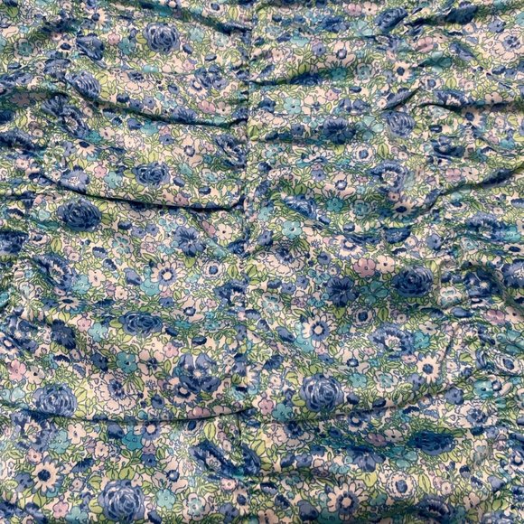 For Love And Lemons Blue Floral Mini Dress - Picture 4 of 6